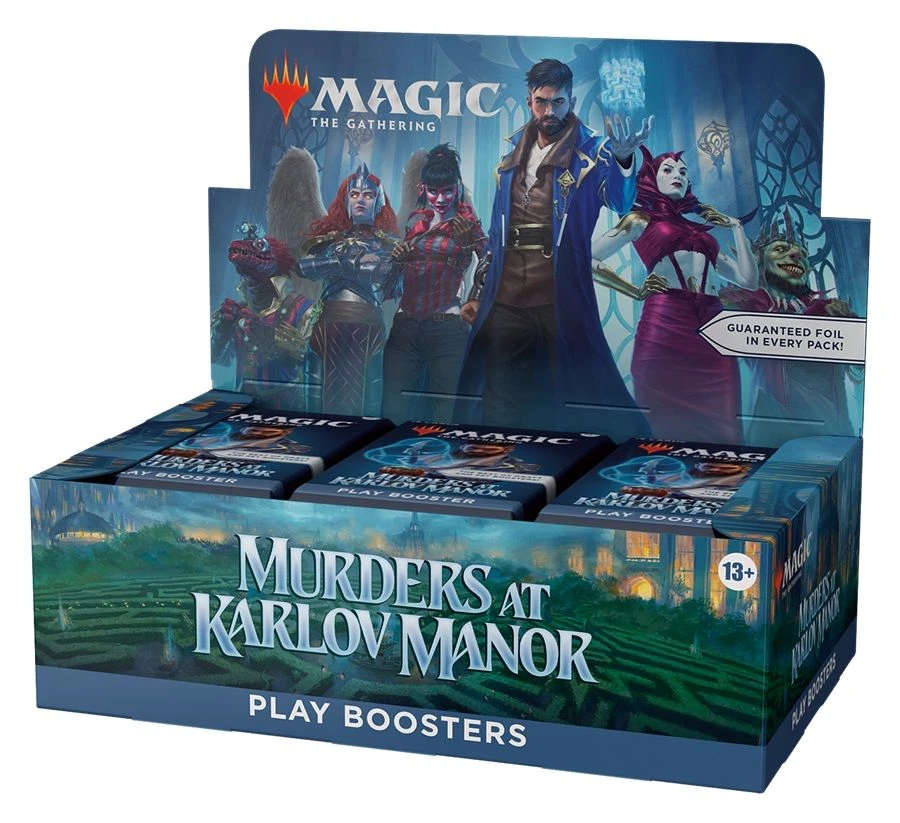 Wizards Of The Coast Magic The Gathering: Murders At Karlov Manor: Play Booster Box 3 Wizards Of The Coast Magic The Gathering: Murders At Karlov Manor: Play Booster Box