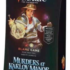 Wizards Of The Coast Magic The Gathering: Murders At Karlov Manor: Blame Game Commander Deck